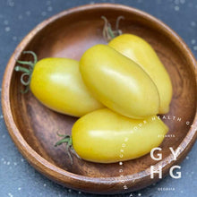 Load image into Gallery viewer, Cream Sausage (aka: Banana Cream) is a Tom Wagner Variety and fits a number of categories as a paste, plum and slicing variety
