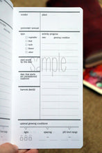 Load image into Gallery viewer, DIGITAL Garden Journal: Fits the Midori Travel Regular-Size Journal