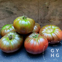 Load image into Gallery viewer, Cherokee Purple Heirloom Tomato Hydroponic Adapted Seed grown in the Southeast (S.E.) near Atlanta GA
