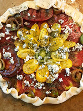 Load image into Gallery viewer, Cherry Tomato Galette with Yellow Fig Pear
